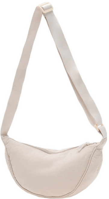 엘쏘 여성용 데일리 컬러라인 반달 가벼운 미니 크로스백