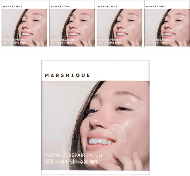 마르시끄 링클 리페어 팔자 주름 패치, 60개입, 5개