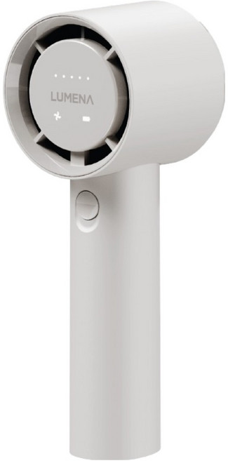 루메나 FAN PRO JET 아웃도어 휴대용 선풍기, 크림 화이트