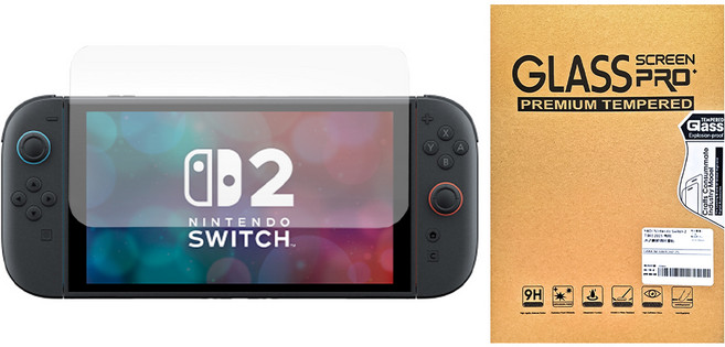YADI 亞第 Nintendo 水之鏡玻璃保護貼 GPA4-NI-SWITCH2-25 7.9吋, 1個