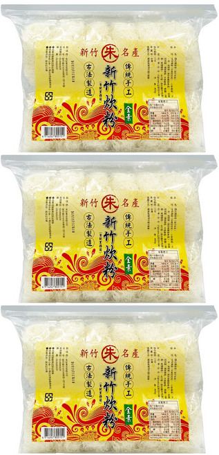 朱記食品 新竹炊粉, 480g, 3包