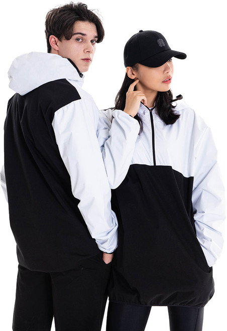 핫슈트 남녀공용 오캄 반지퍼 다이어트 땀복 상의