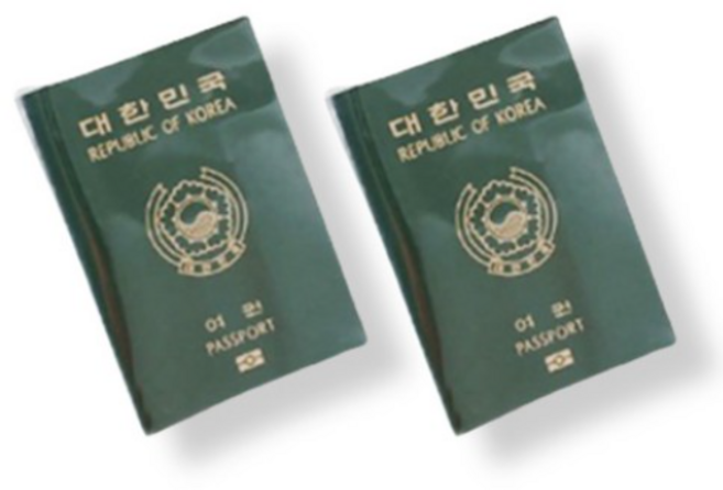 아이코어스 여권케이스 2개입