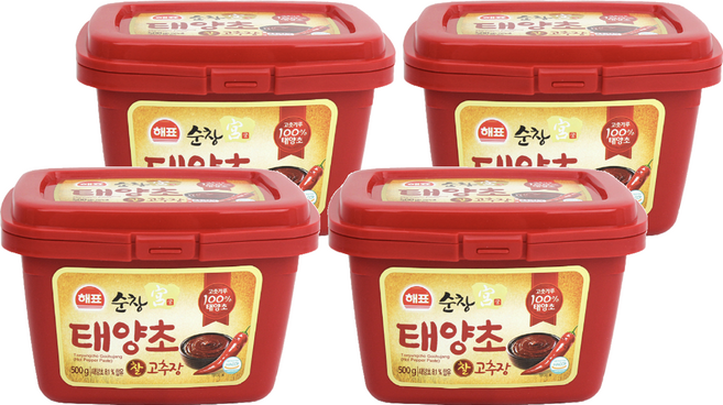 Haepyo 韓式辣椒醬, 500g, 4盒