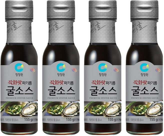 청정원 직화맛 파기름 굴소스, 155g, 4개