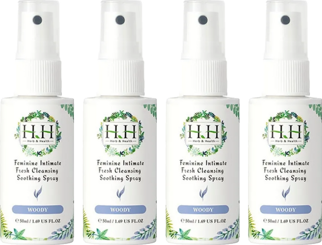 HH 草本新淨界 私密潔淨舒緩噴霧 悠然木質, 50ml, 4件