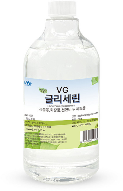 조이라이프 글리세린, 무색투명, 1개