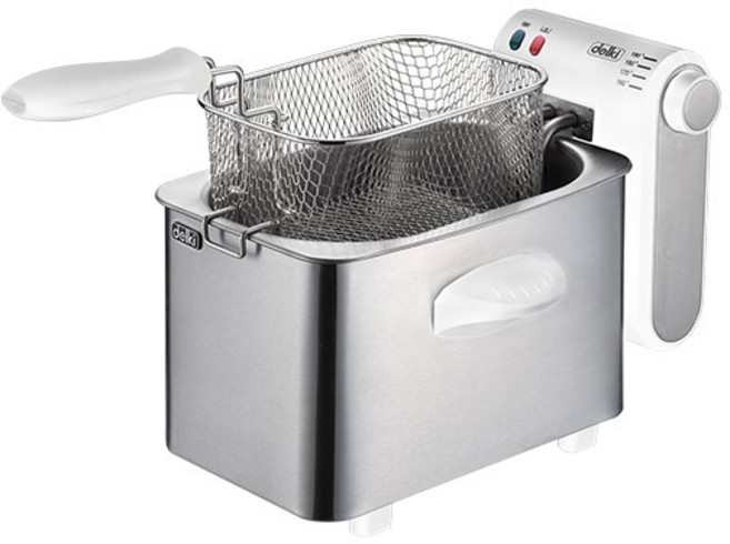 델키 프리미엄 전기 튀김기, DKR 113(화이트)