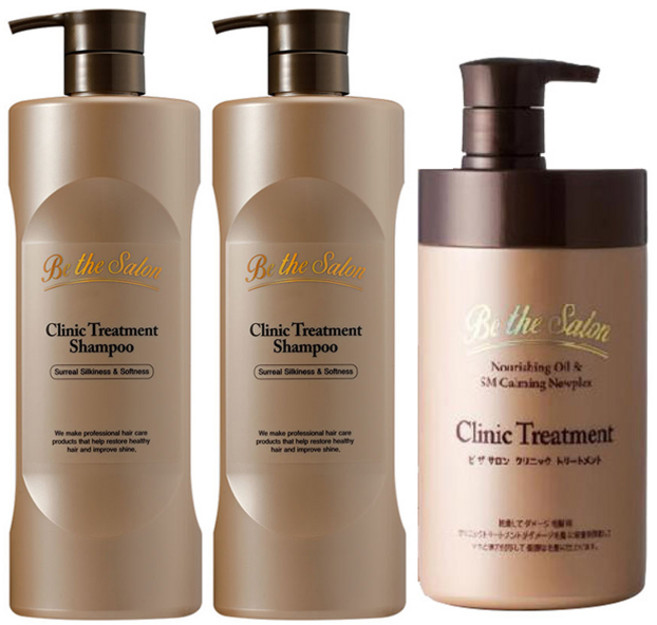 비더살롱 크리닉 트리트먼트 샴푸 2개 + 비더살롱 크리닉 트리트먼트