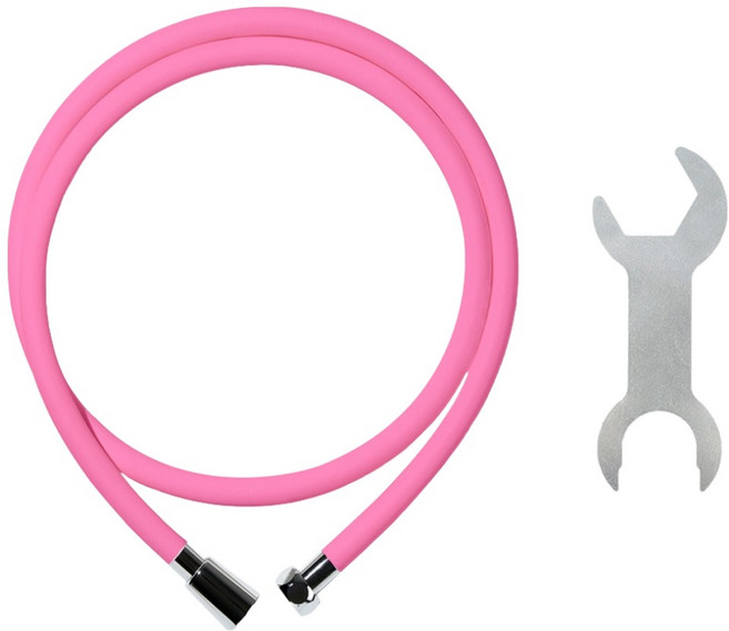 비욘 PVC 샤워호스, 2m, 핑크