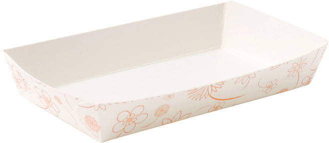 사각 종이트레이 DK-1 127 x 69 x 25 mm, 1개입, 100개