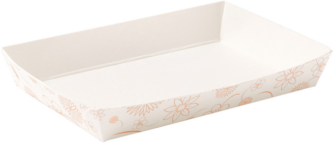 대경상사 일회용 사각 종이 접시 DK-2 15 x 9.2 x 2.5 cm, 100개입, 1개