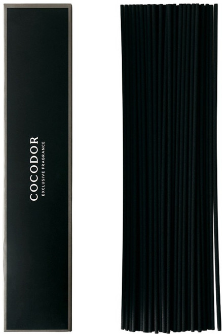 코코도르 디퓨저 섬유 리드스틱 패키지 33cm, 블랙, 1개, 50개