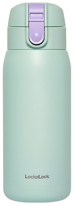 락앤락 스쿨핏 코튼캔디 원터치 텀블러, 민트, 370ml, 1개