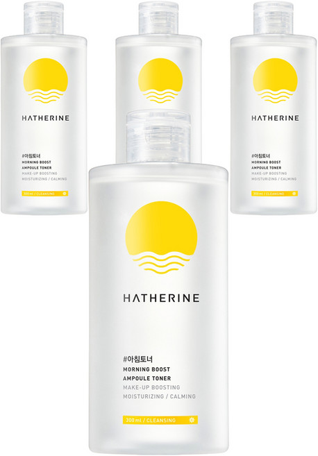 해서린 모닝 부스트 앰플 토너 아침토너, 300ml, 4개