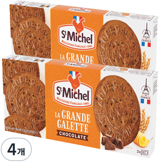 생미쉘 그란데 초코 갈라떼 비스켓, 150g, 4개