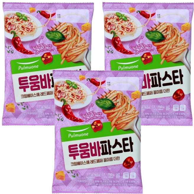 풀무원 투움바 파스타, 150g, 3개