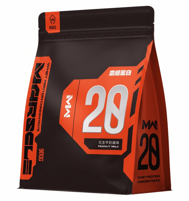 MARS 戰神 MARSCLE 濃縮乳清蛋白 花生牛奶, 900g, 1包