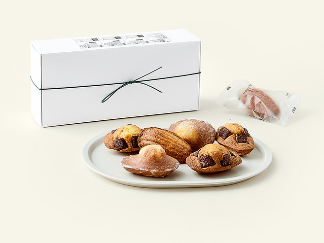 메종엠오 마들렌 30g x 3p + 마들렌 글라쎄 35g x 2p + 소금초코 마들렌 35g x 3p 선물세트, 1세트