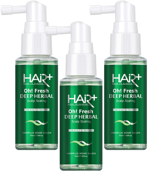 헤어플러스 오프레시 스캘프 스캘링, 50ml, 3개