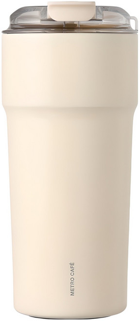 락앤락 메트로카페 세라믹 텀블러, 바닐라라떼, 650ml, 1개