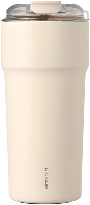 락앤락 메트로카페 세라믹 텀블러, 바닐라라떼, 650ml, 1개 - 쿠팡