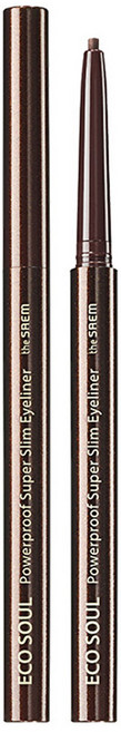 더샘 에코 소울 파워프루프 초슬림 아이라이너 0.1g, 초코브라운, 1개