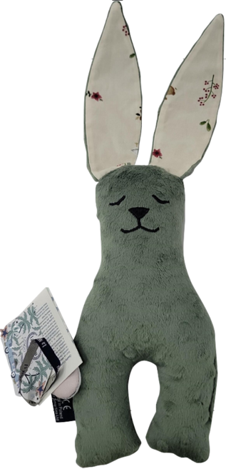 La Millou 安撫兔 棉/聚酯纖維填充物 適用年齡0歲以上, 綠色, 1個