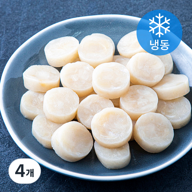 가리비 관자살 (냉동), 4개, 500g