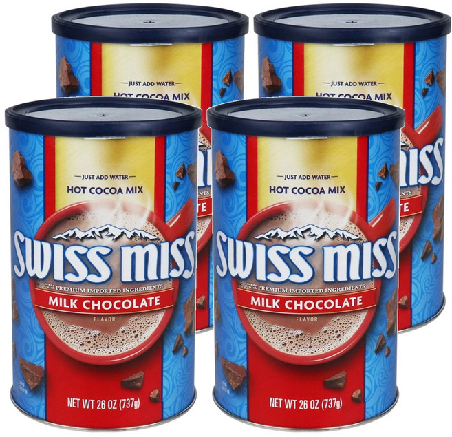 스위스미스 밀크초코 핫코코아 믹스, 737g, 4개