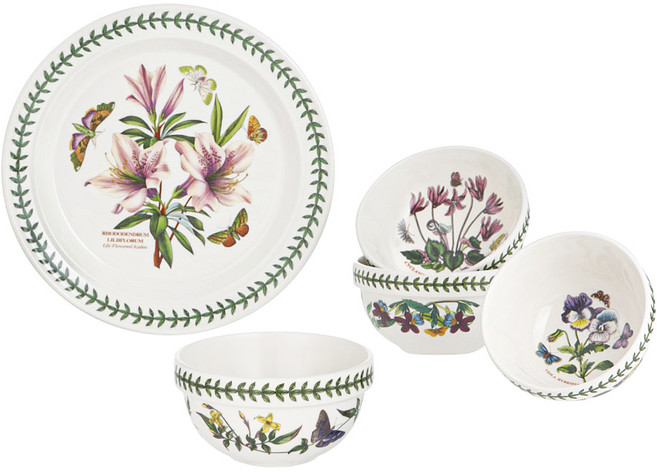 포트메리온 보타닉가든 스타터 2인 세트 5p, 세트F, 대접시 + 공기 2p + 대접 2p, 1세트