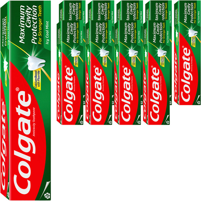 콜게이트 아이씨 쿨민트 치약, 200g, 10개