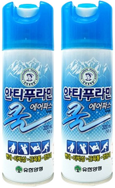 안티푸라민 쿨 에어파스 220ml, 1개입, 2개