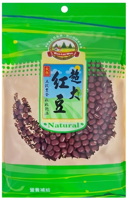 WON LAI WON 旺來旺 超大紅豆, 450g, 1包