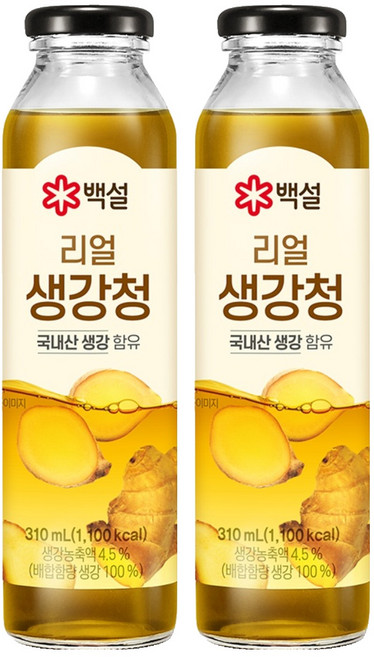 백설 리얼 생강청, 310ml, 2개