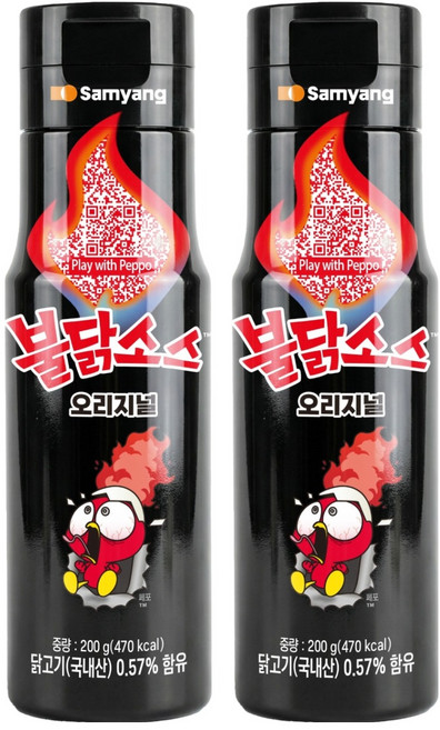 불닭 소스, 200g, 2개