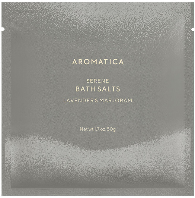 아로마티카 서렌 배쓰 솔트 라벤더 & 마조람, 50g, 1개