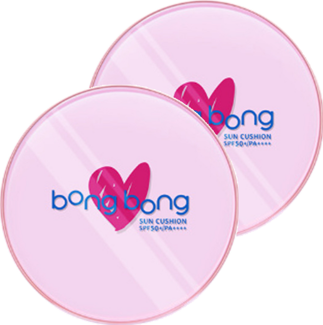 봉봉프랜즈 봉봉 썬쿠션 SPF50+ PA++++, 15g, 2개