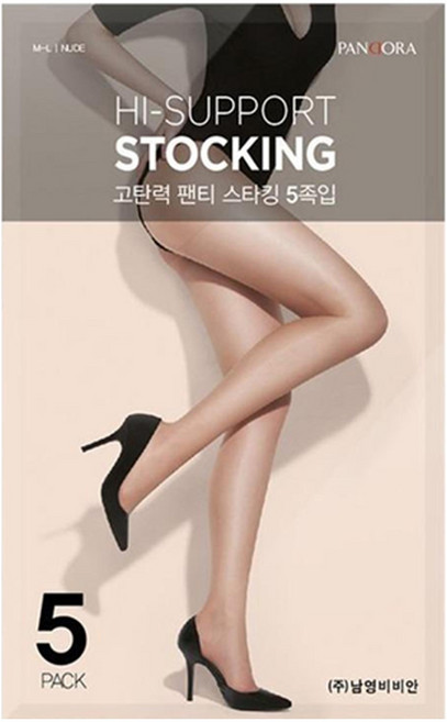 PANDORA by VIVIEN 女性用 高彈力褲襪 20D 5雙