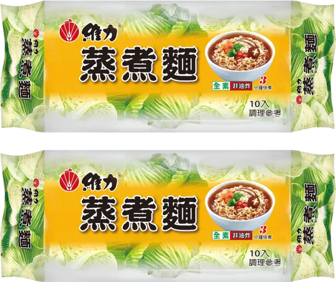 維力 蒸煮麵, 650g, 2袋