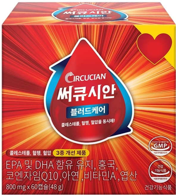 써큐시안 블러드케어, 60정, 1개 - 쿠팡