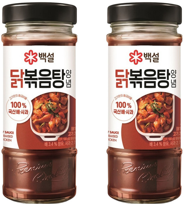 백설 닭볶음탕 양념, 490g, 2개