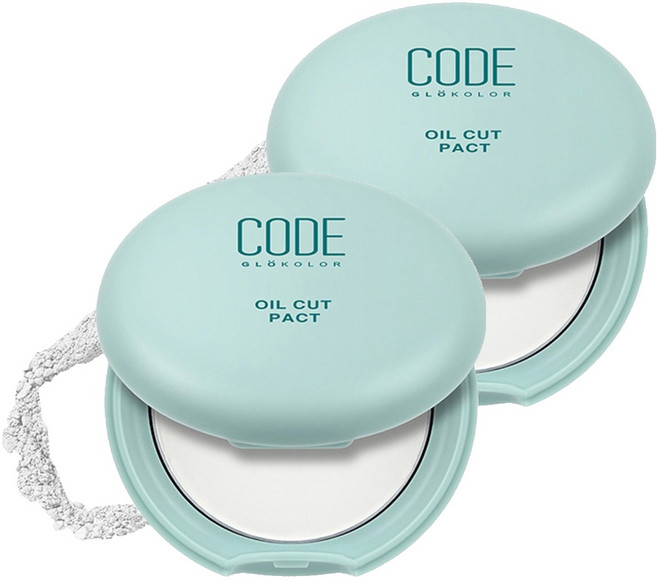 코드글로컬러 오일컷 팩트 8g, 2개