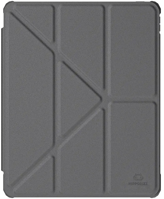 HIPPORIZZ Origo 晶透筆槽防摔殼, 深灰色, 1個