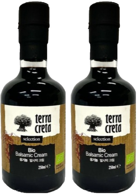 테라크레타 유기농 발사믹 크림, 250ml, 2개