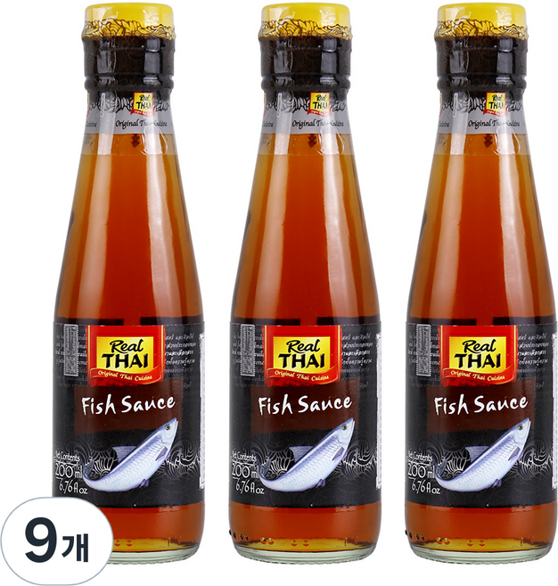 리얼타이 피쉬 액젓, 200ml, 9개