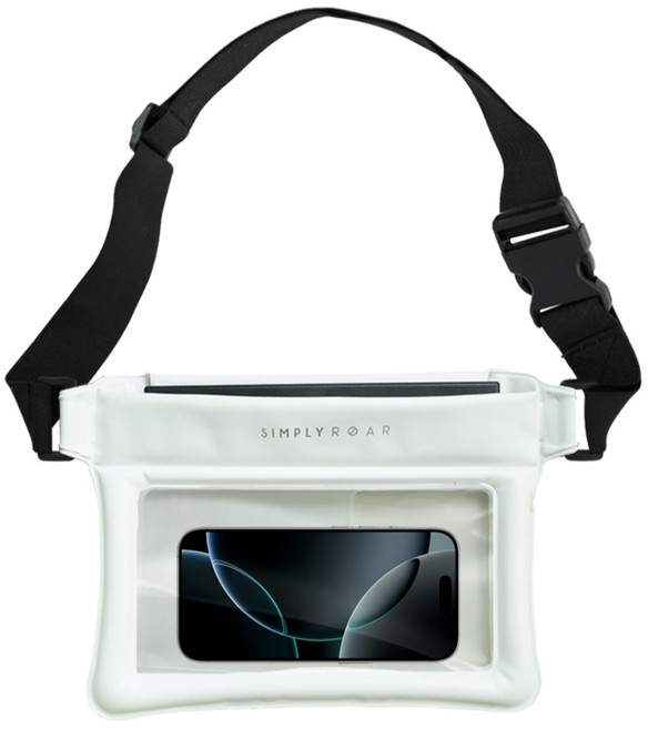 심플리로어 올인원 에어쿠션 스마트폰 방수팩, 화이트, 1개