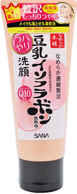 SANA 莎娜 豆乳美肌 Q10深層洗面乳, 150g, 1條