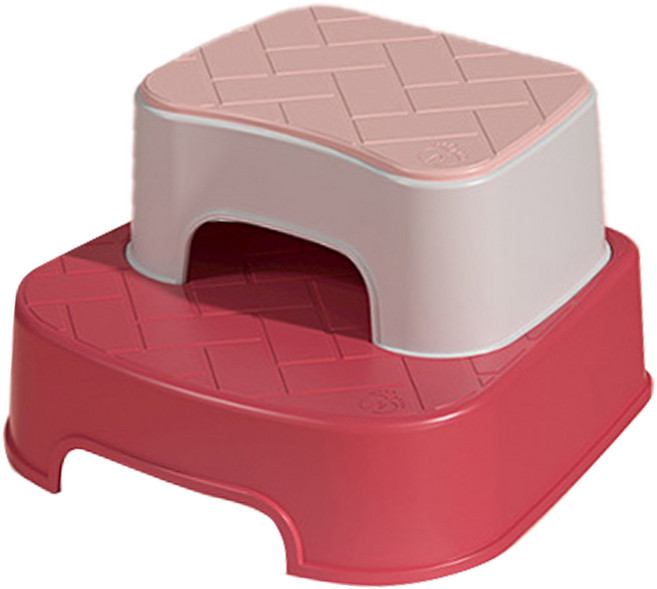 lilikoko 哩哩摳摳 兒童分離式階梯椅 8825, 1組, 珊瑚紅