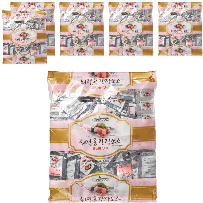 이엔푸드 회전용 간장소스, 896ml, 6개